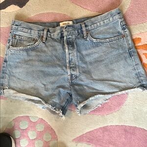 AGOLDE Women's Blue Denim Shorts size 32